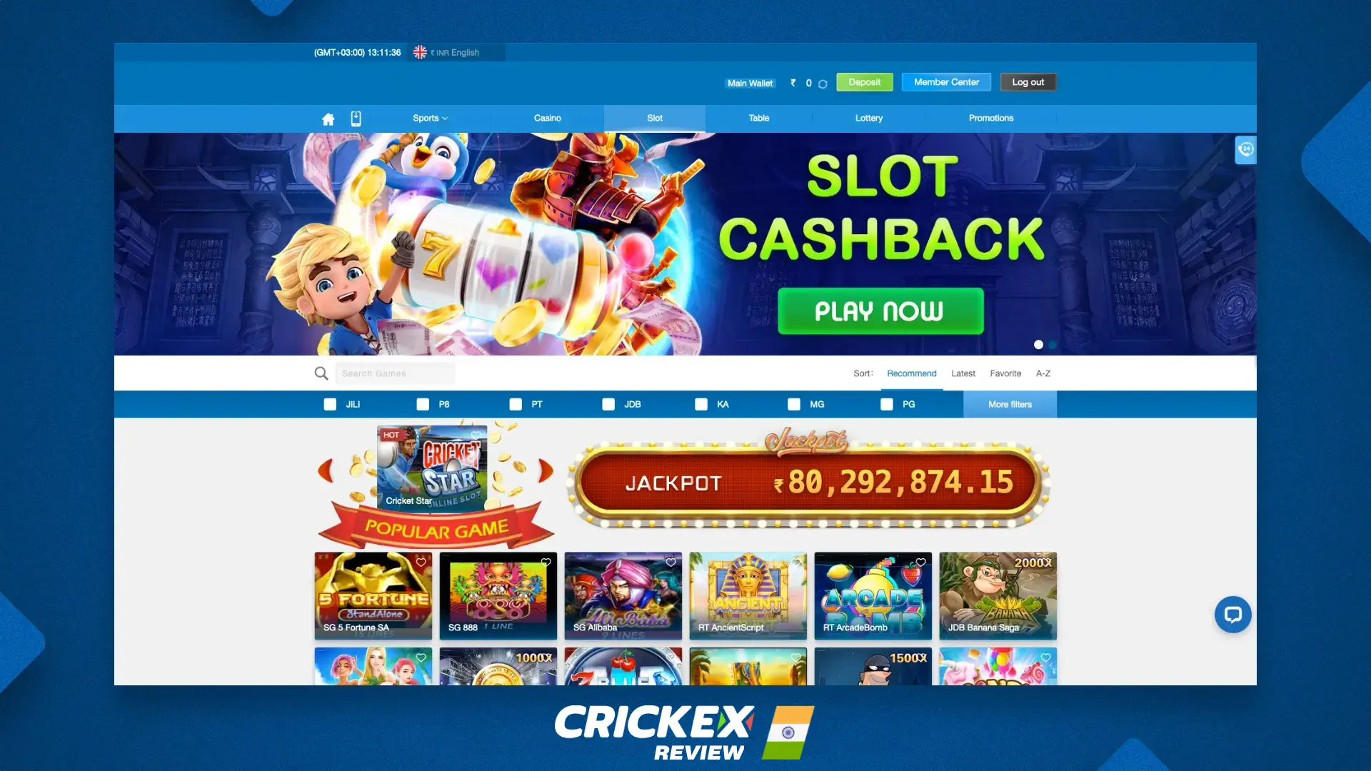Key benefits of Crickex gambling platform for players from India