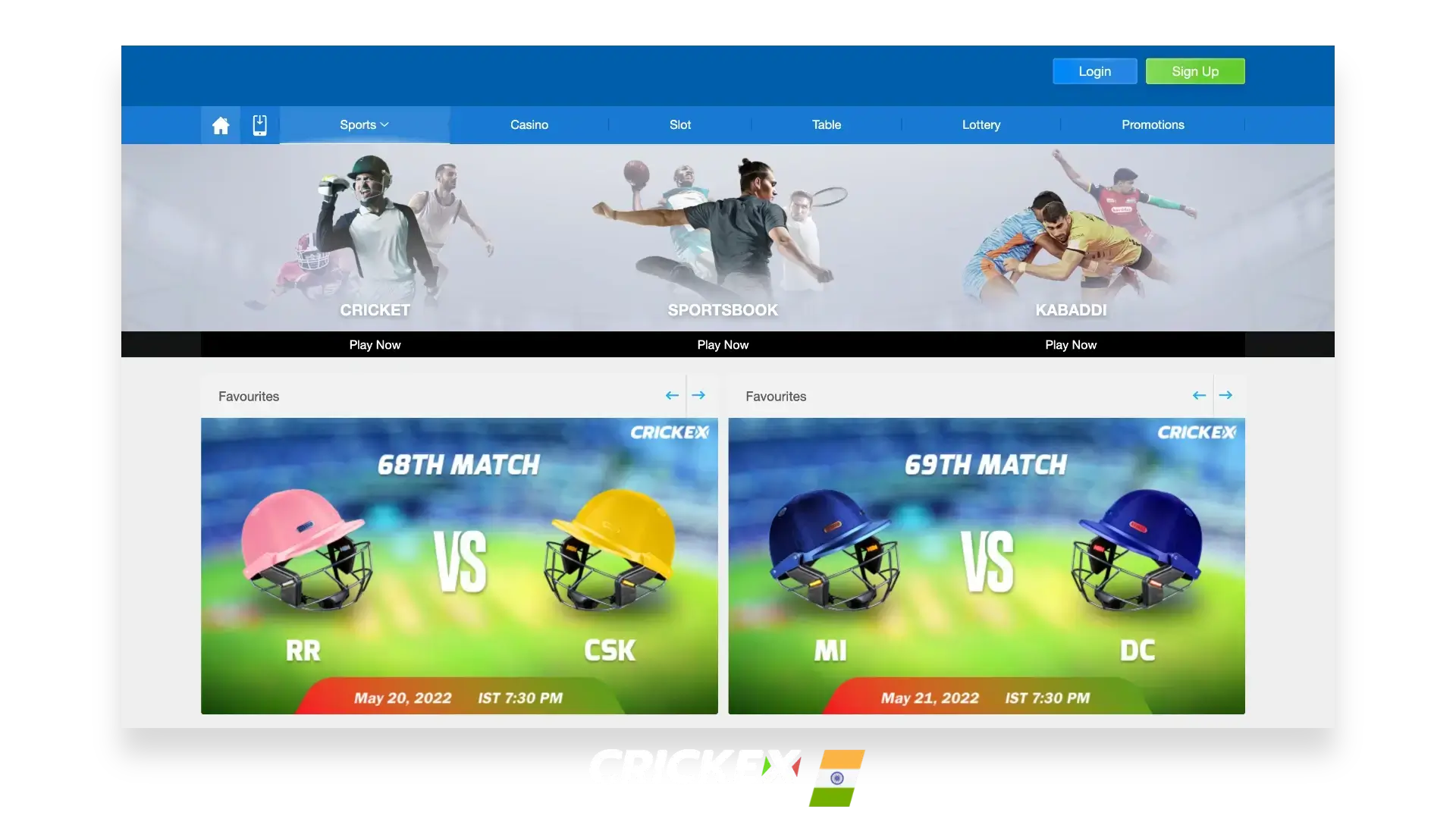 Detailed information about Crickex company: history, services, security