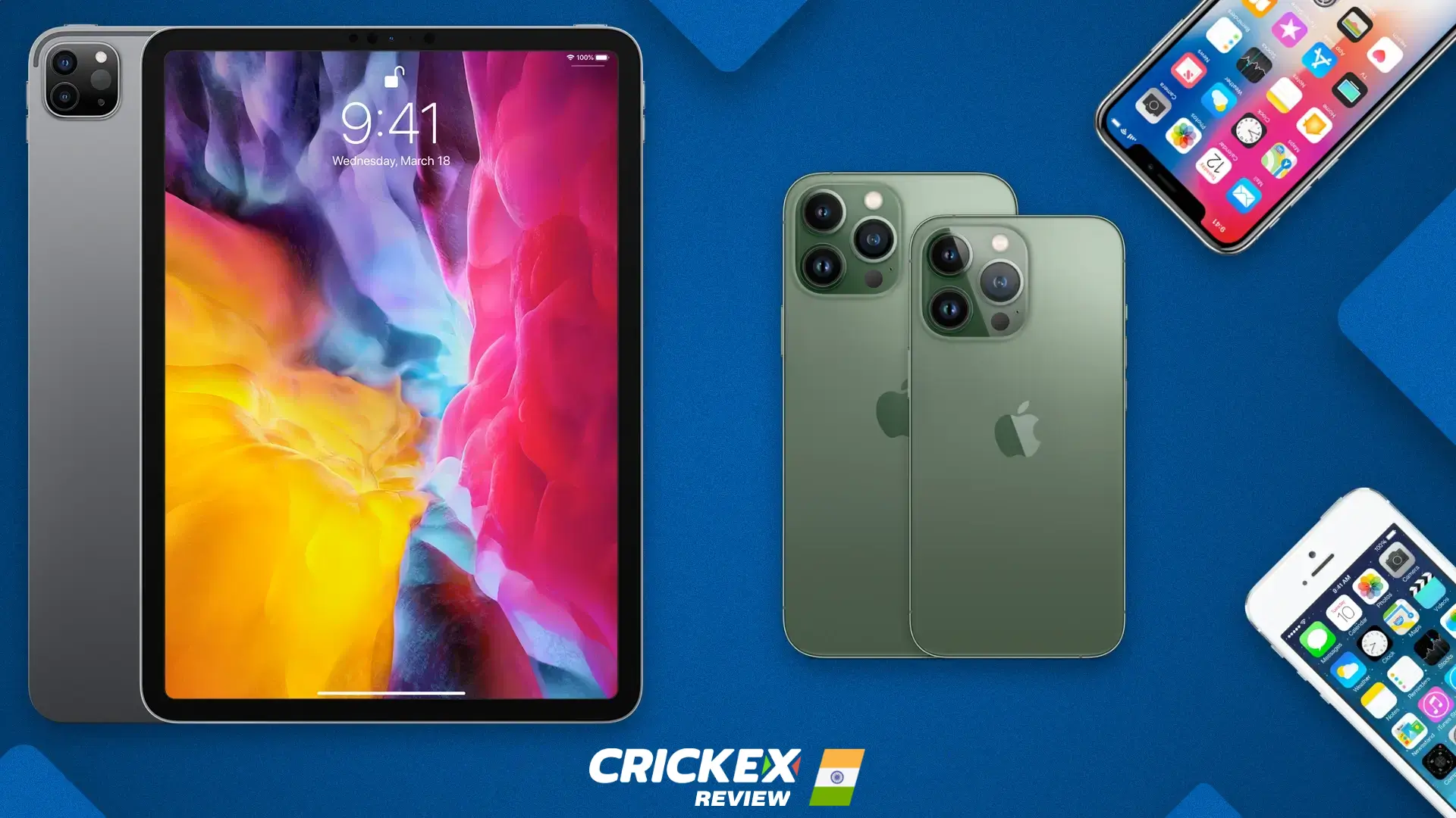 List of iphone & ipad on which you can install the crickex app
